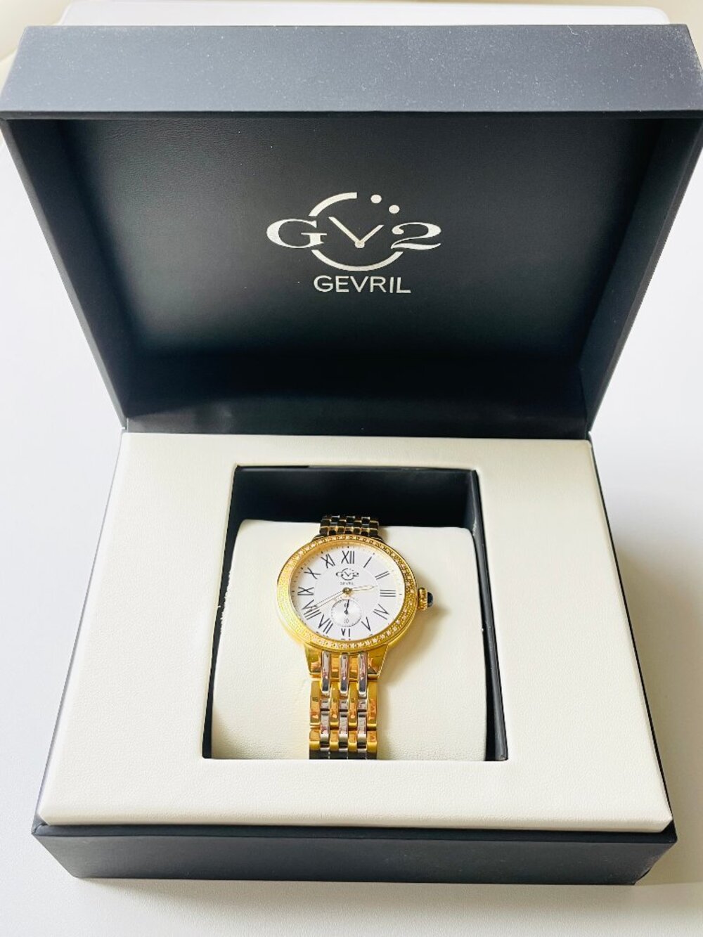 GV2 Gevril Astor Limited Edition Two-Tone 50 Diamond Swiss Watch
